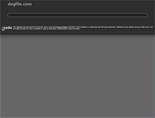 Tablet Screenshot of dogfile.com